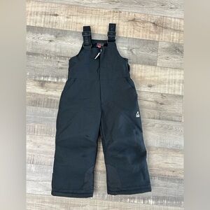 Gerry Weber Kids Black Ski / Snow Pants /Bib, Size 2T - Adjustable bands